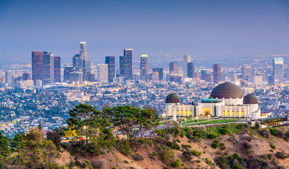 The skyline of Los Angeles as seen from Griffith Park © Sean Pavone / Shutterstock