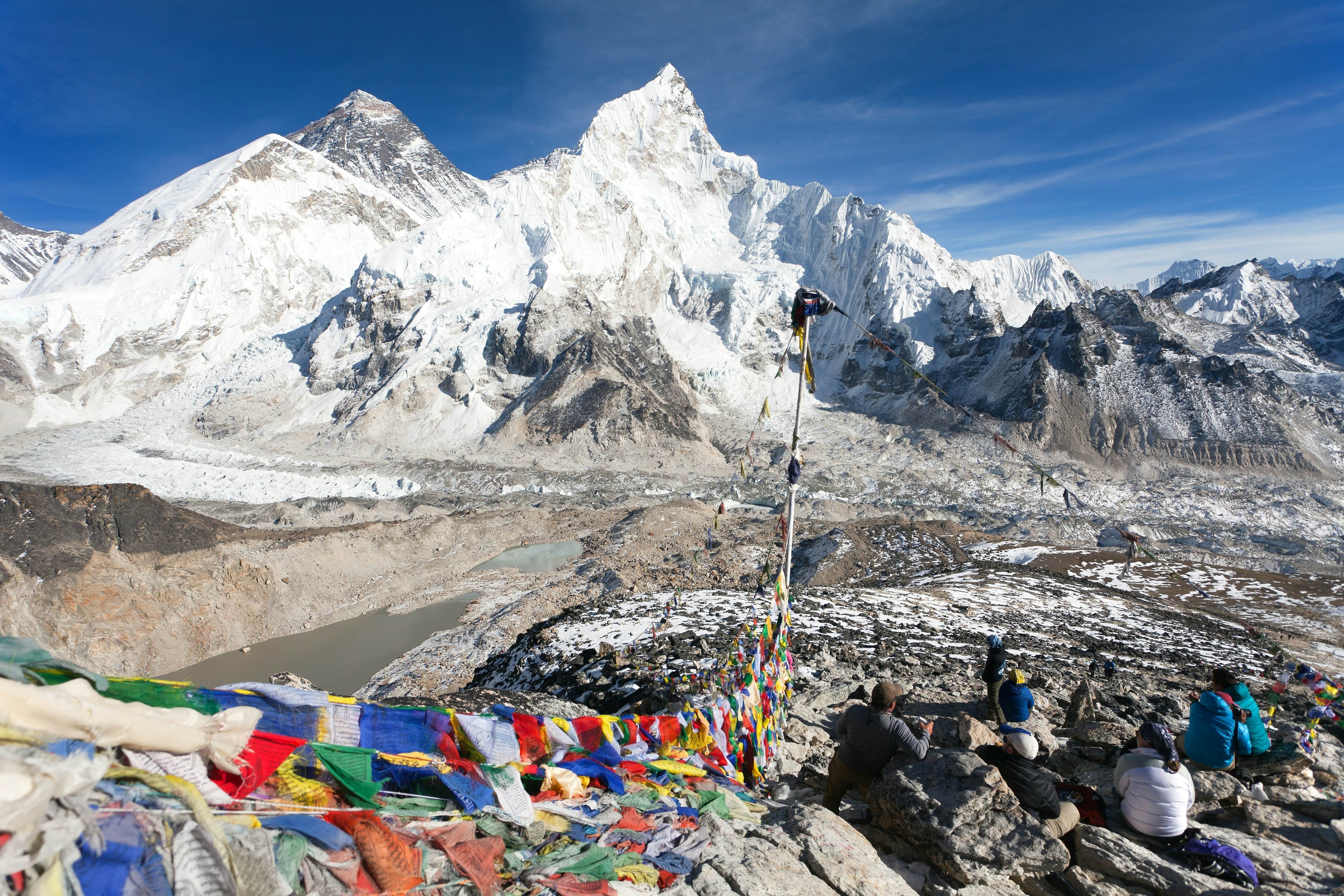 A view of Mt Everest, Lhotse and Nuptse in Sagarmatha National Park, Nepal &copy; Daniel Prudek / Shutterstock