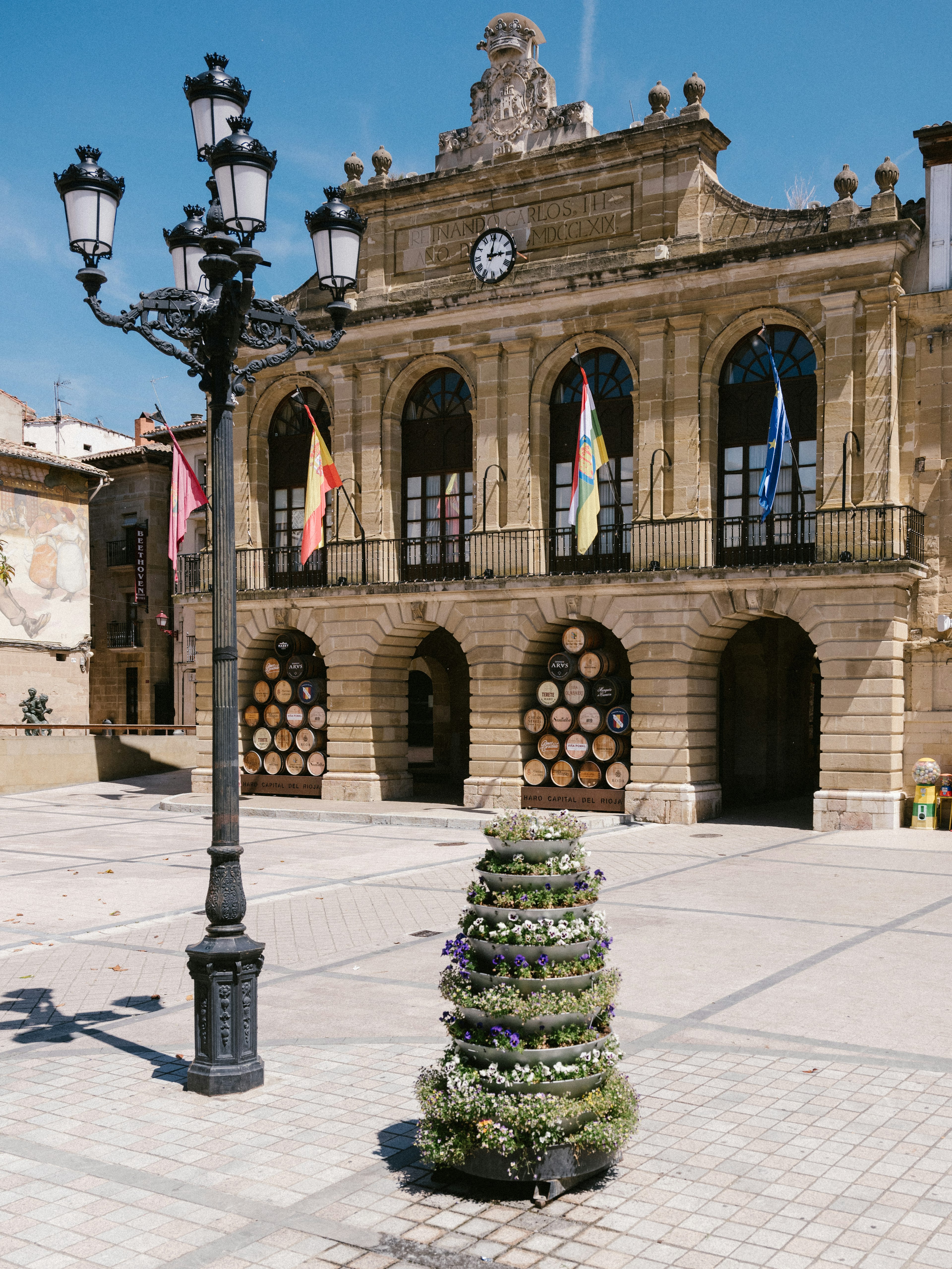 Haro is another lovely town in La Rioja, with its Plaza de la Paz, and am epic wine festival every June.