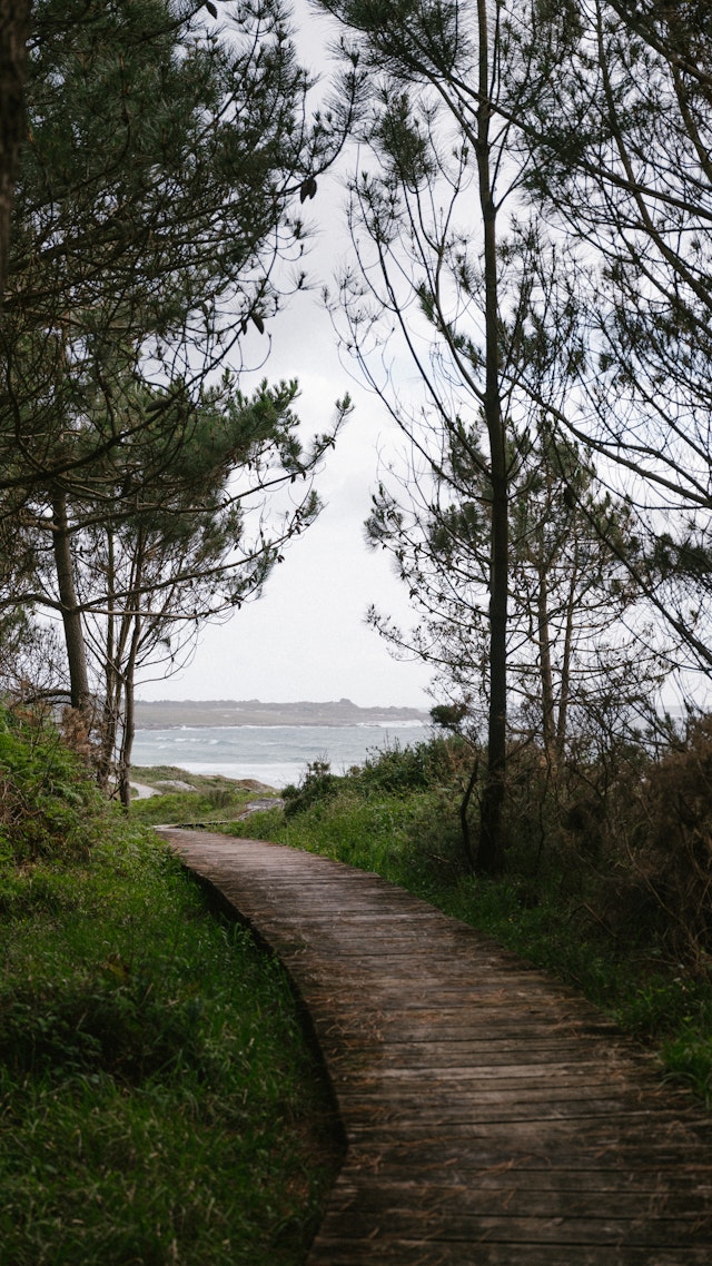 Playa de Lagoa in El Parque Natural Dunas de Corrubedo.