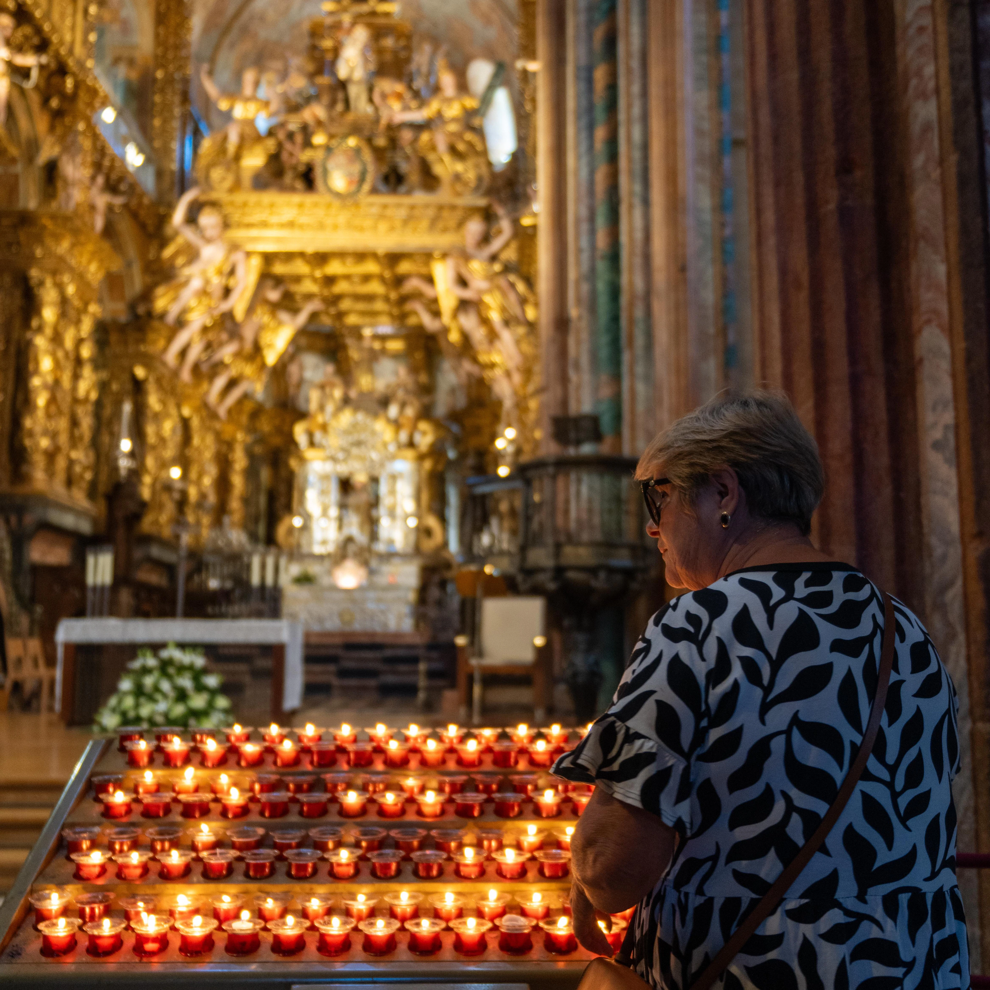 For centuries, pilgrims have traveled to this cathedral on one of the Caminos de Santiago and gazed at the stunning artwork inside.