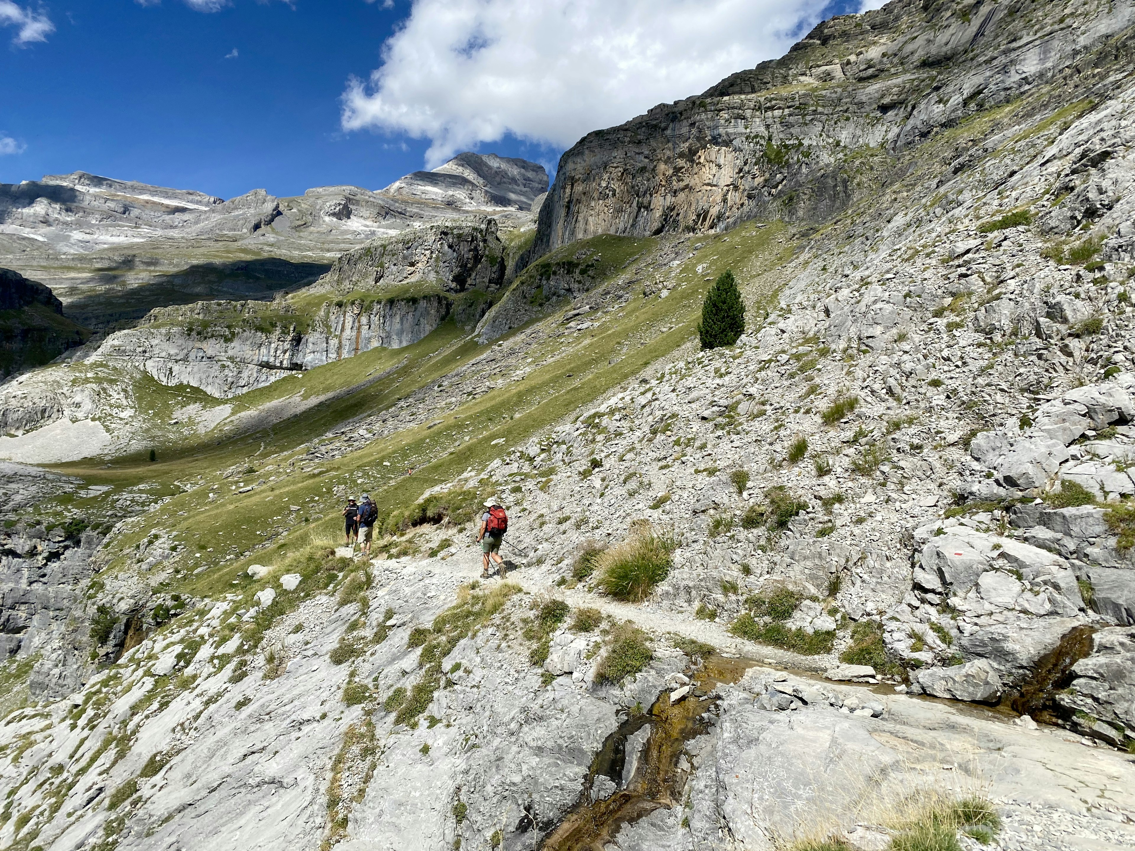 Parque Nacional Ordesa Monte y Perdido is located in the Pyrenees, in the province of Aragon.