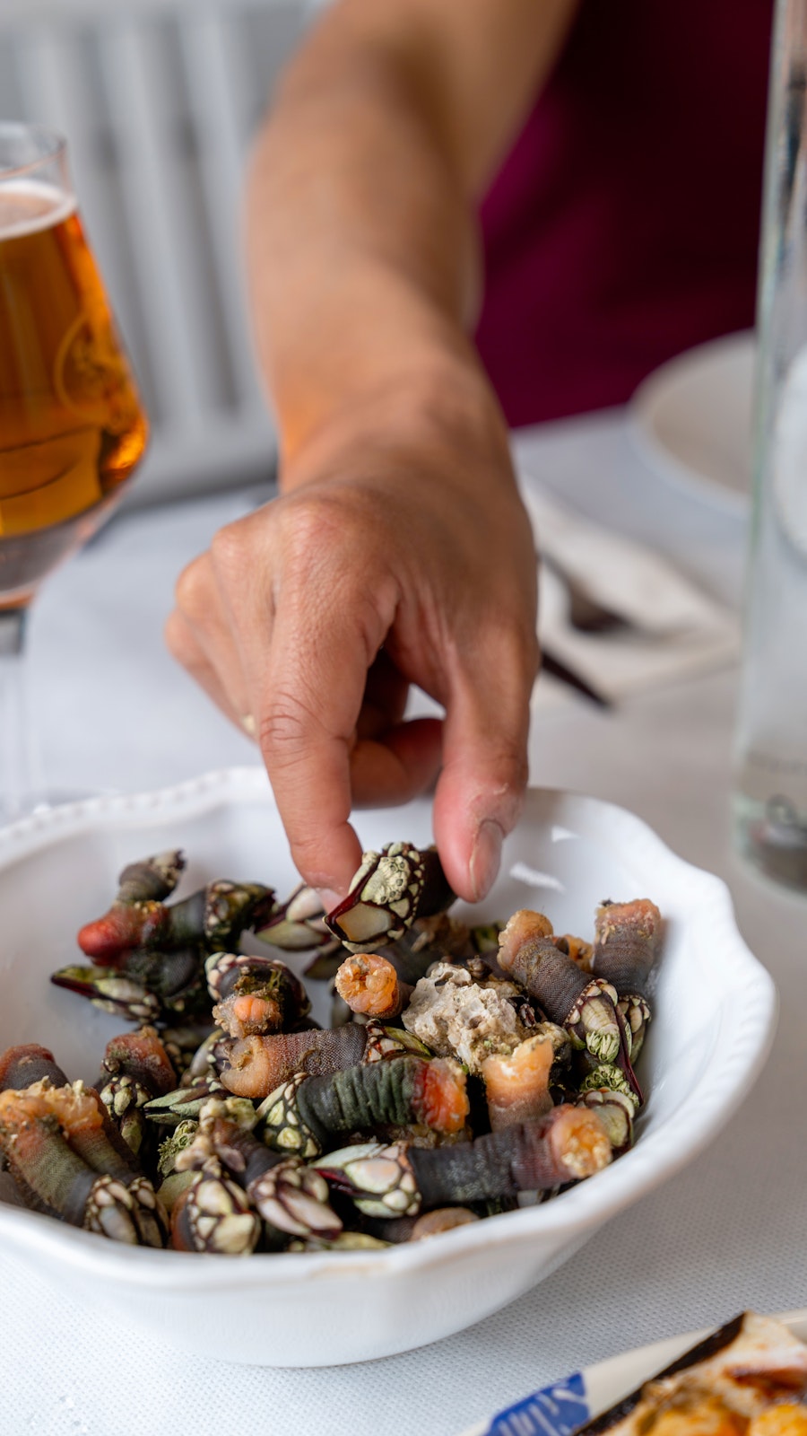 Percebeiros in Galicia.