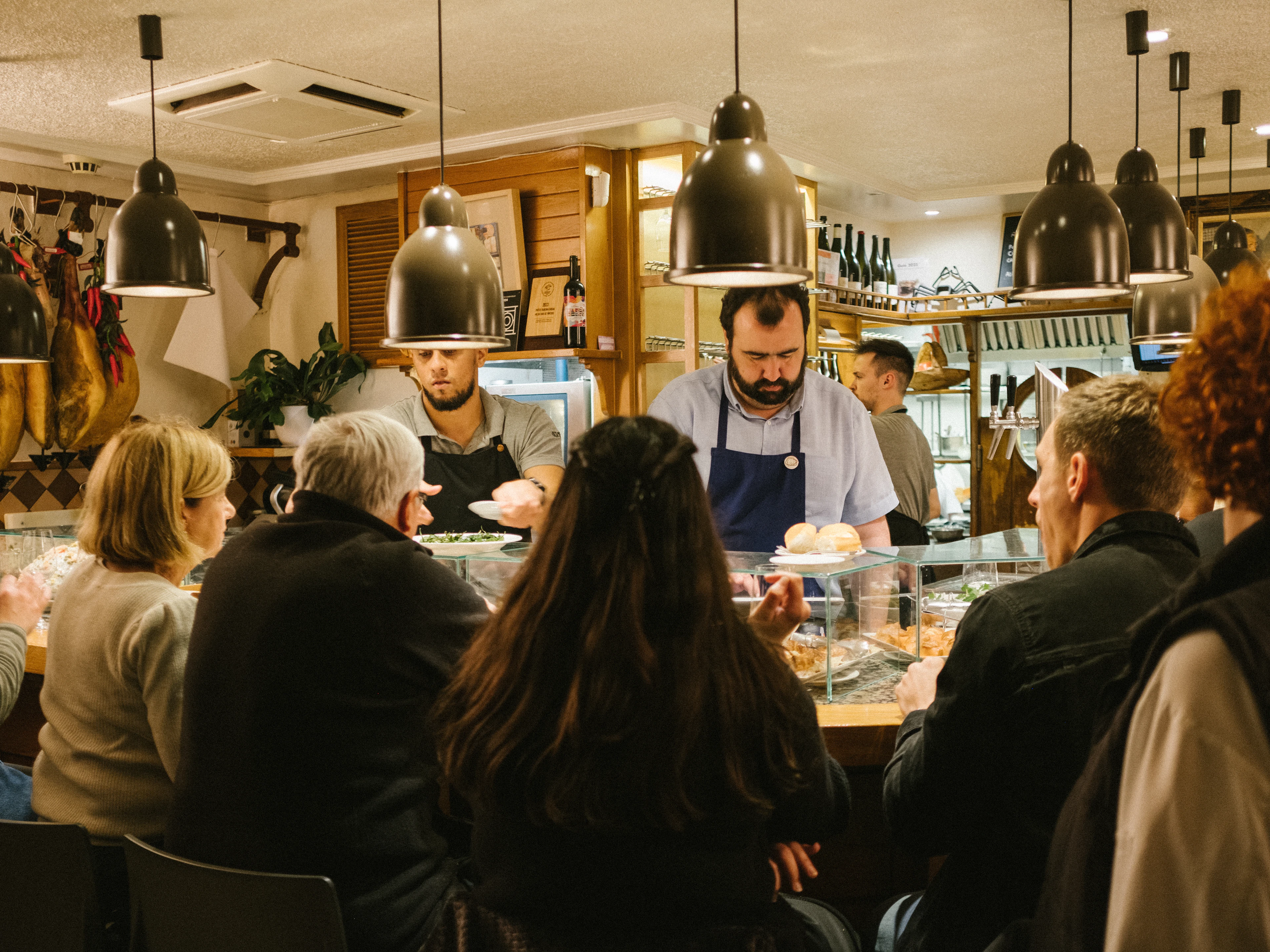 Ganbara Restaurante. Parte Vieja. San Sebastian. (Pais Vasco). SPAIN. May 2024.