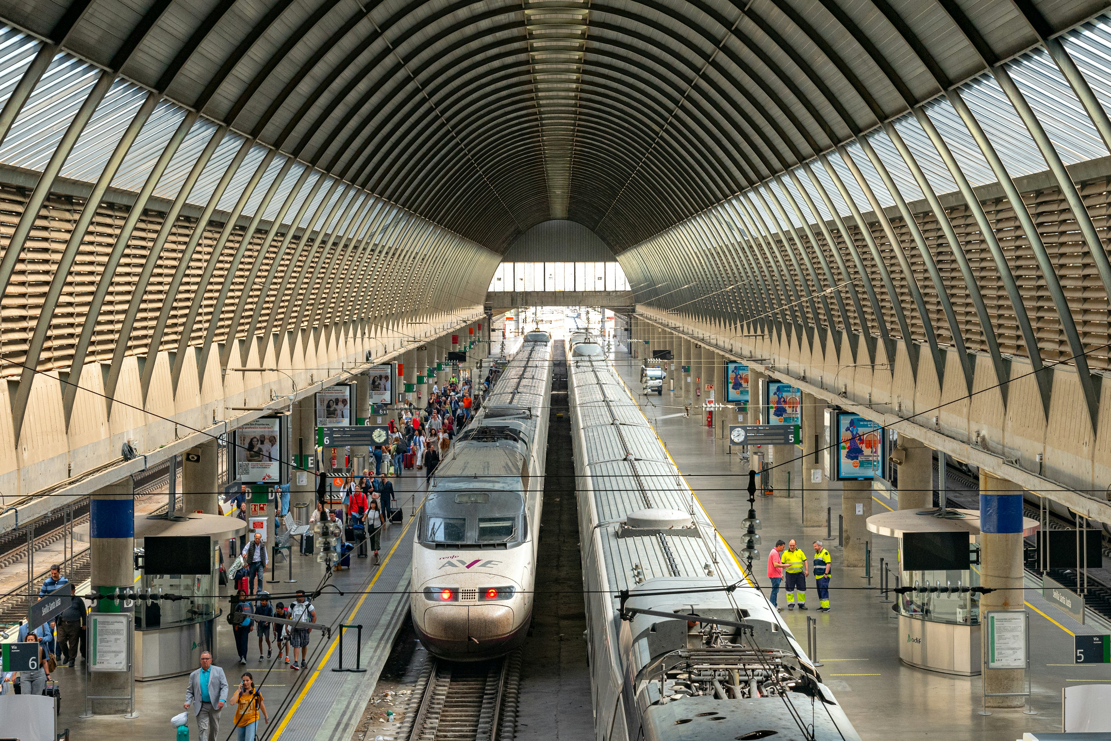 A journey aboard a Renfe train from the Atocha Station in Madrid is your first step on a flight-free Spanish adventure.