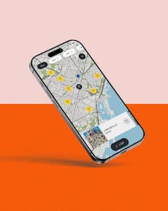 Lonely Planet App on a phone