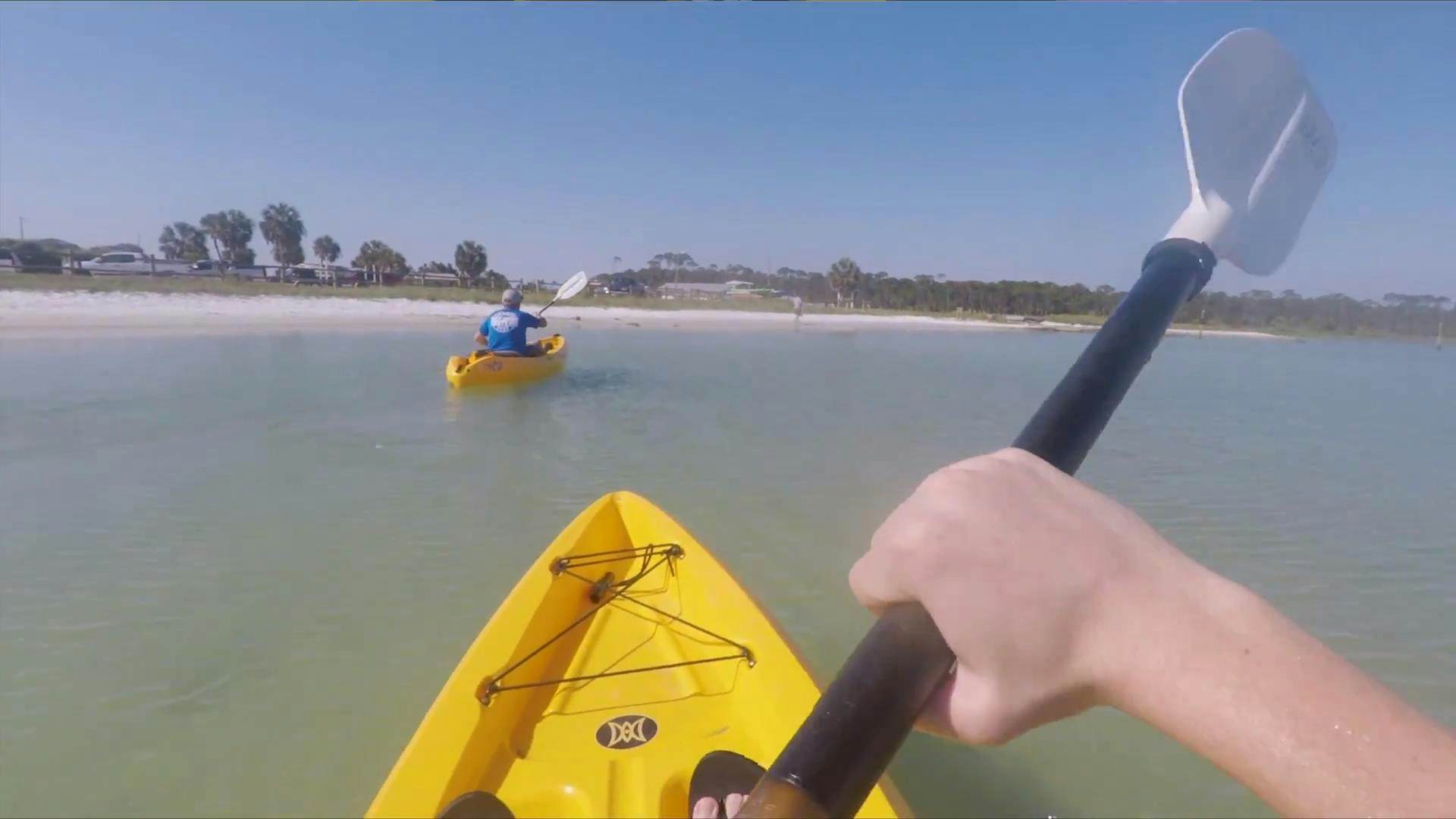 Kayak along Florida's coast' Lonely Video